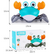 Brinquedo Infantil Caranguejo Fujão c/ sensor e com música interativa para crianças na internet