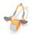 Roda abdominal de recuperação automática com temporizador e almofada de assistência, adequada para iniciantes. - comprar online