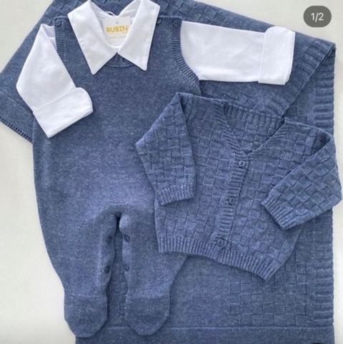 Saída de maternidade em tricô - comprar online