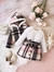 Conjunto saia xadrez bebê menina - comprar online