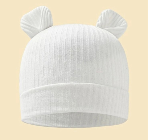 touca orelha interativa branca