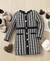 Vestido preto e branco bebê menina