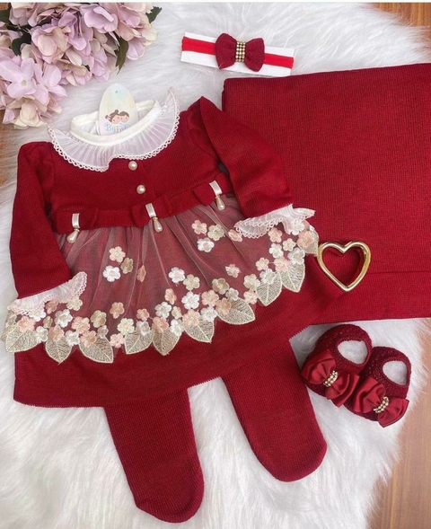 Saída de maternidade bebê menina