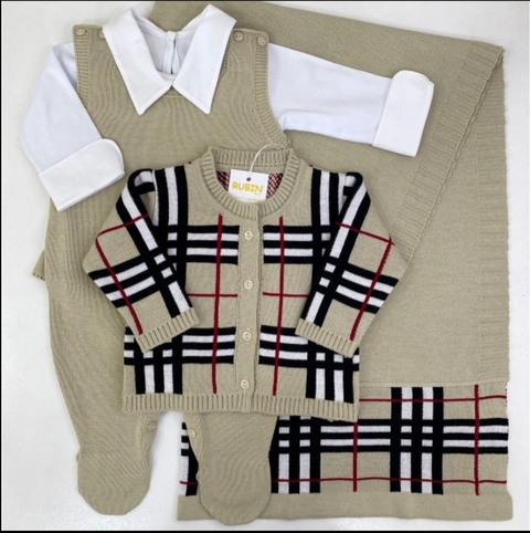 Saída da maternidade em tricô