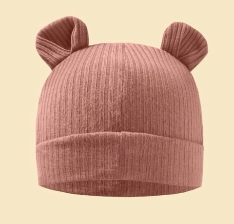 touca orelhas interativa rosê