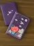 BT21 BTS Premium K Edition Mother-of-pearl Graphic Passport Case - loja online