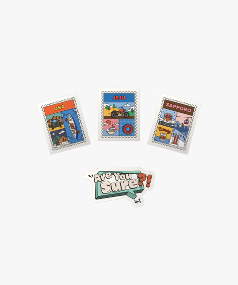 BTS Are you sure?! magnet set
