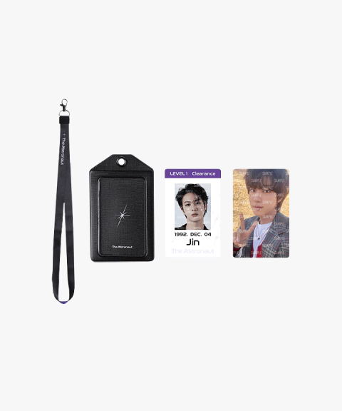 Jin The Astronaut ID Card Holder Set