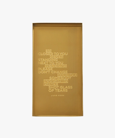Jungkook golden Accessory Tray