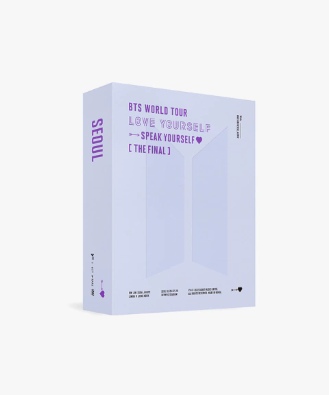BTS WORLD TOUR 'LOVE YOURSELF : SPEAK YOURSELF' [THE FINAL] DVD PRONTA ENTREGA