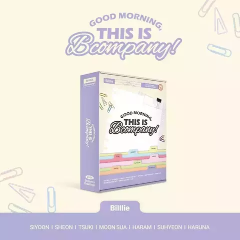 BILLLIE 2025 SEASON'S GREETINGS GOOD MORNING THIS IS BCOMPANY!