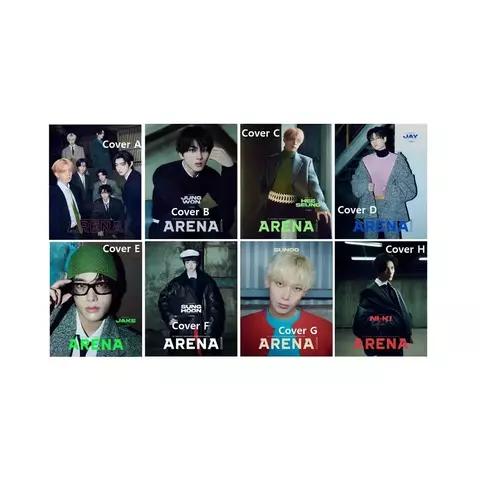 ENHYPEN ARENA HOMME + MAGAZINE OCTOBER 2024 ISSUE