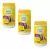 Kit 3 Potes Lenço Umedecido Para Gato Petclean 225 Unidade