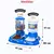 Comedouro Duplo Cachorros Gatos Bebedouro Automático Truqys - comprar online