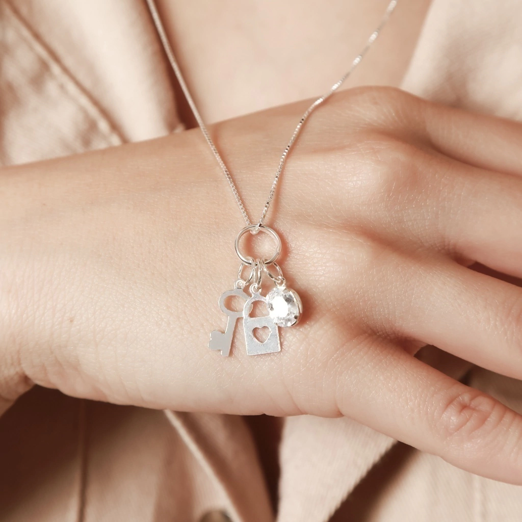PINGENTE PATUA CRISTAL PRATA 925