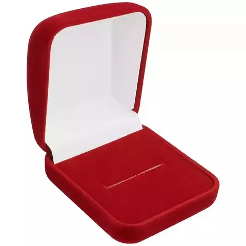 Caixa Veludo Vermelha para Anel ou Aliança