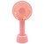 Mini Ventilador Portátil Dobrável De Mão Mesa Com 3 Velocidade Ajustável