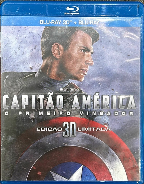 Blu-ray 3D + Blu-ray Capitão América O Primeiro Vingador