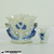 Antigas floreiras de mesa em porcelana (C2471)