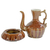 Antigo bule + cinzeiro em porcelana (2693)