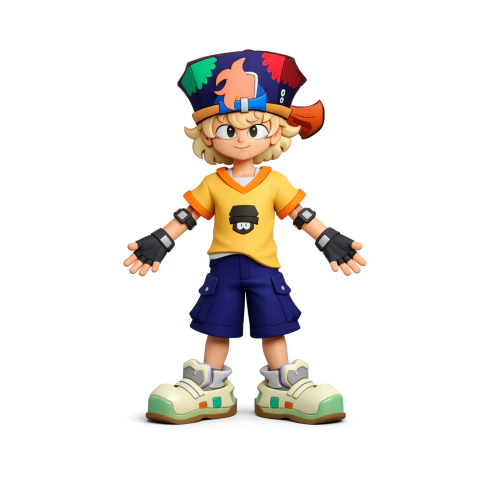 RAVEN SK8GRAFF - Chibi 3D Personalizado - comprar online