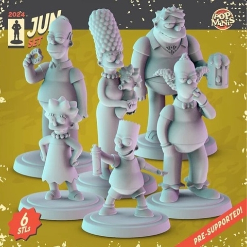 Miniaturas Os Simpsons