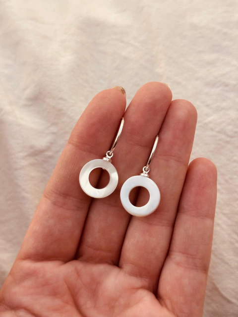 AROS CÍRCULO NÁCAR PAR