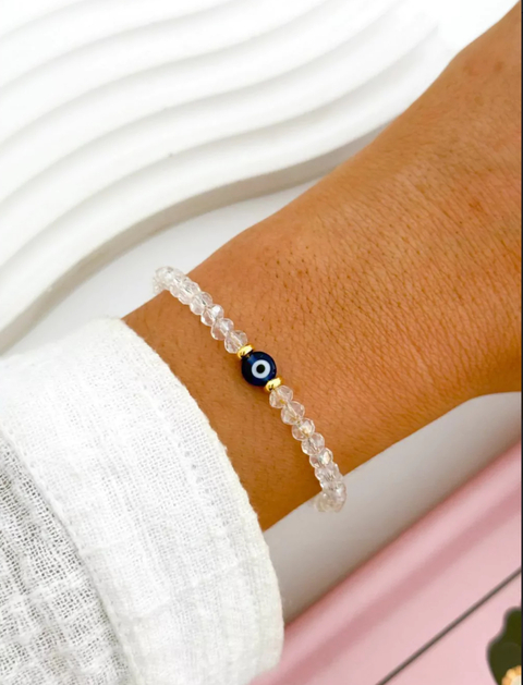 PULSERA CRISTAL OJITO