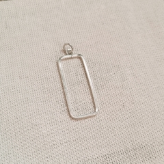 DIJE RECTANGULO CALADO