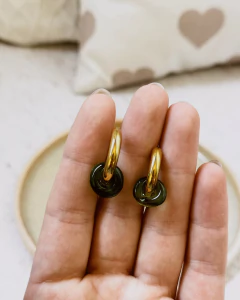 ARGOLLAS DONA VIDRIO GOLD - PREMIUM CHICA