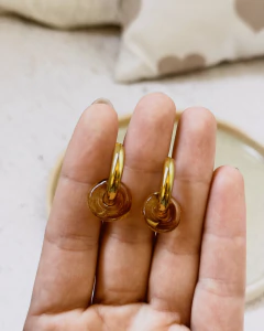 ARGOLLAS DONA VIDRIO GOLD - PREMIUM CHICA en internet