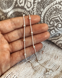 CADENA TOPO BRILLANTE PELOTITAS - comprar online