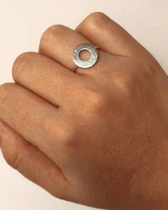 ANILLO CÍRCULO MACIZO - comprar online