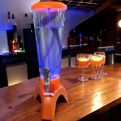 Dispensador de cerveza con bocina, 3 litros con grifo, barril de jugo, barril de cola, contenedor de cerveza de barril de celebridades, luminoso - comprar en línea