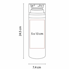 Imagen de Cilindro de plástico con tapa 850ml LAKE