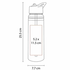 Cilindro doble pared de 610ml MILO - Vasos Pop