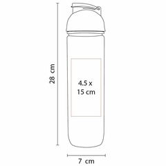 Cilindro de plástico con infusionador de 800ml TISZA - comprar en línea