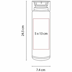 Cilindro de plástico de 850ml CHEMIN - tienda en línea
