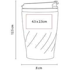Imagen de Termo de plástico y acero de 300ml LANUS