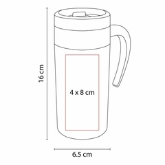 Termo doble pared de 325ml con agarradera NYUK