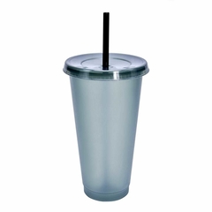 Imagen de Vaso con tapa y popote JAS