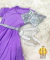Vestido Unção de Deus com manga / aviamento prata - comprar online