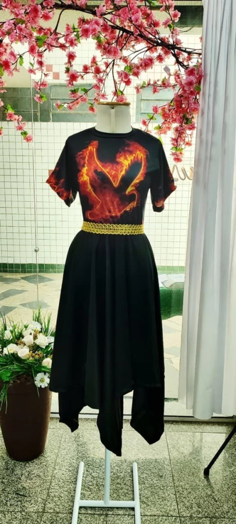 VESTIDO 001 FOGO (cinto opcional) - comprar online