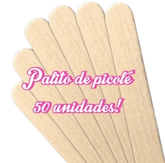 Palito de Picolé Ponta Redonda