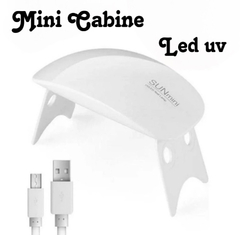Mini Cabine Led Uv Portátil Dobrável Estufa 6w - Loja Patricia Medeiros