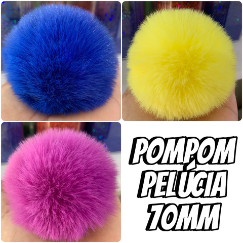 Pompom Pelúcia 70mm - comprar online