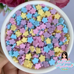 Apliques Micro Florzinha Candy Colors