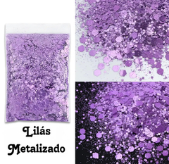 Glitter Holográfico Linha Metálic