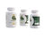 Três frascos do produto Combo Triplo AMAZON SLIM PLUS em fundo branco, com rótulo verde e logotipo visível.