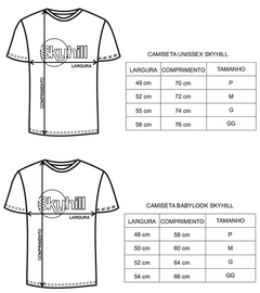 Camiseta Unissex Skyhill na internet